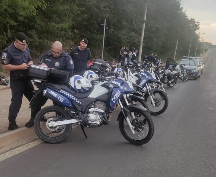 Guarda De Limeira Acaba Rolezinho De Motos Barulhentas CBN