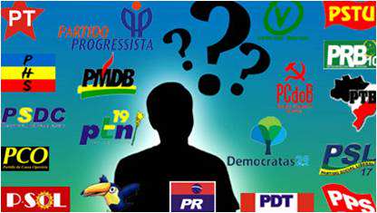 Deputados que mudaram de partidos e prego nas solas de sapato