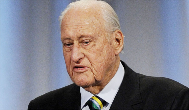 Morre o ex-presidente da Fifa, João Havelange
