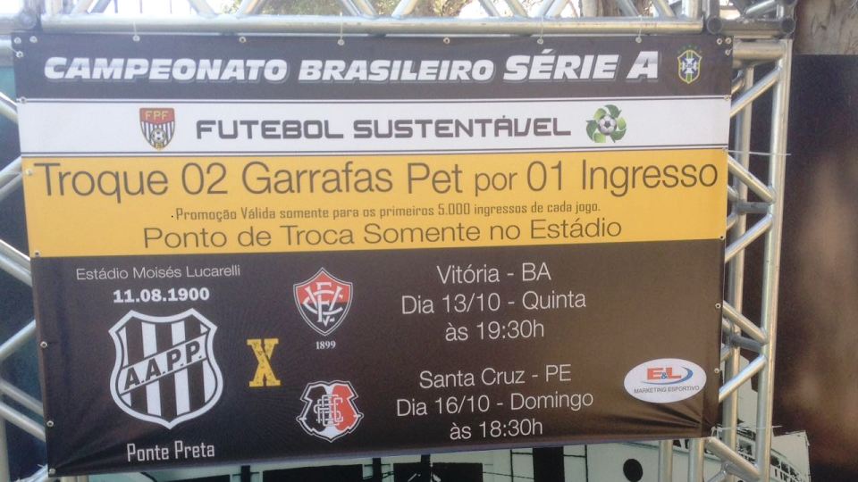 Ponte Preta faz promoção para atrair o torcedor