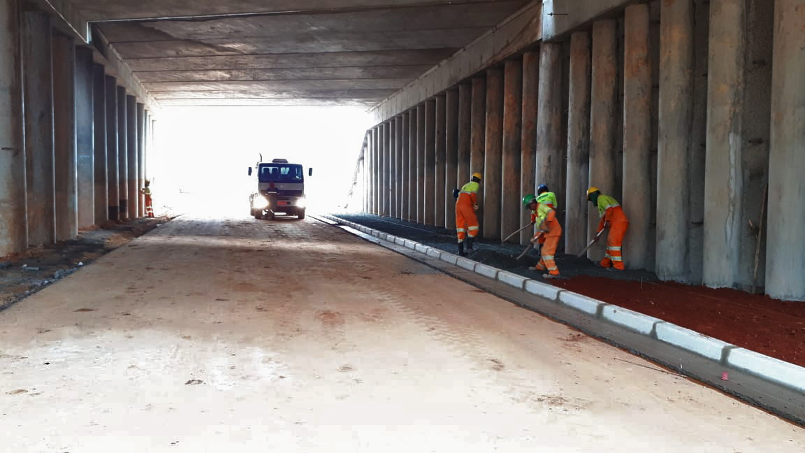 Concessionária libera passagem inferior na Dom Pedro