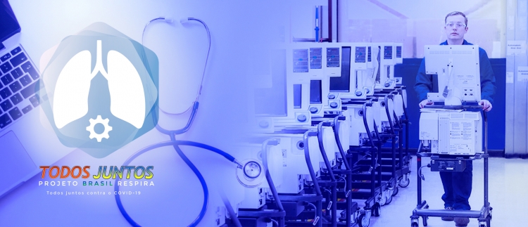 Projeto Brasil Respira , vai produzir equipamentos respiradores,para tratar pessoas com covid – 19