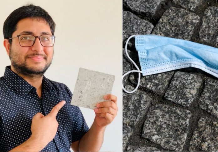 A Boa Notícia: jovem recicla máscaras descartadas