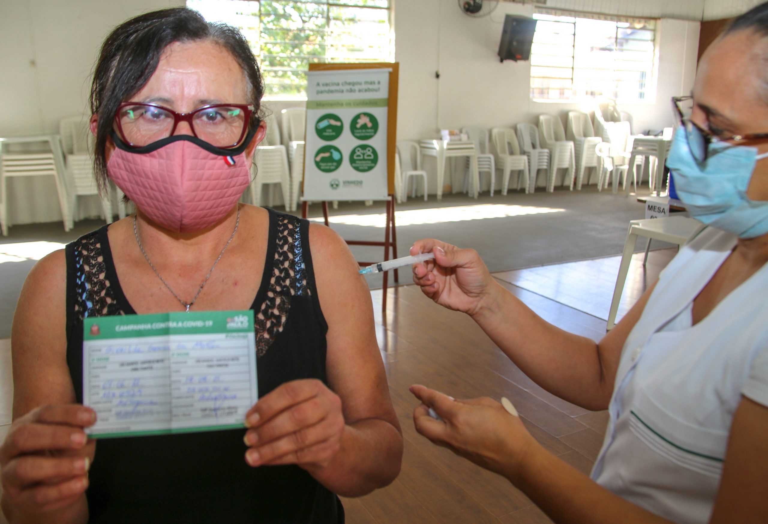 Vinhedo suspenderá vacinação contra covid durante recesso
