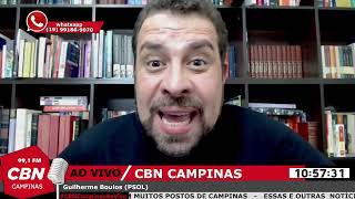 Guilherme Boulos (PSOL) fala sobre a desistência na disputa pelo governo do estado