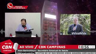 Jean Gorinchteyn, secretário estadual de saúde, conversa com a CBN Campinas