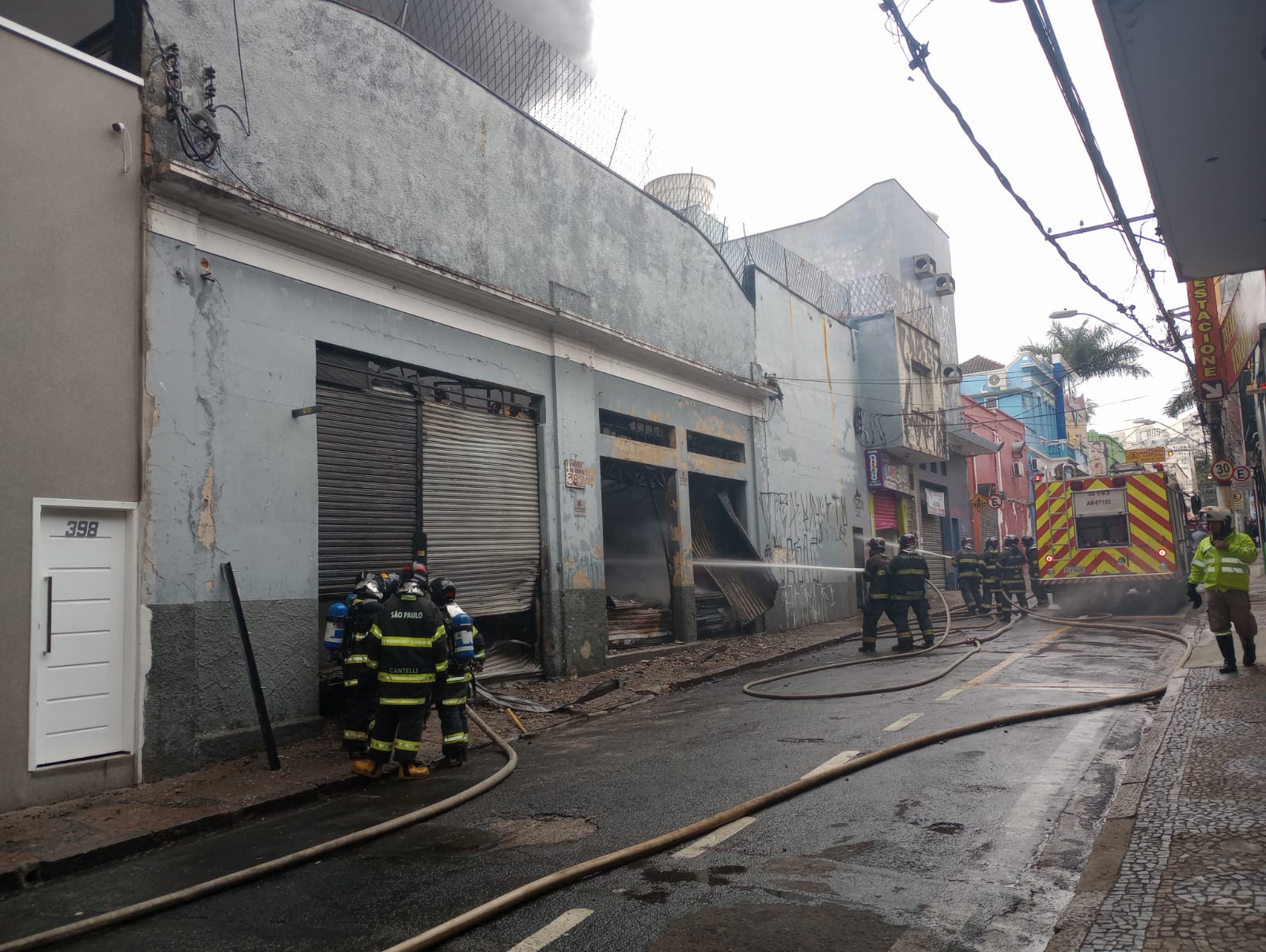 Incêndio no Centro de Campinas: vistorias estão previstas na manhã de hoje