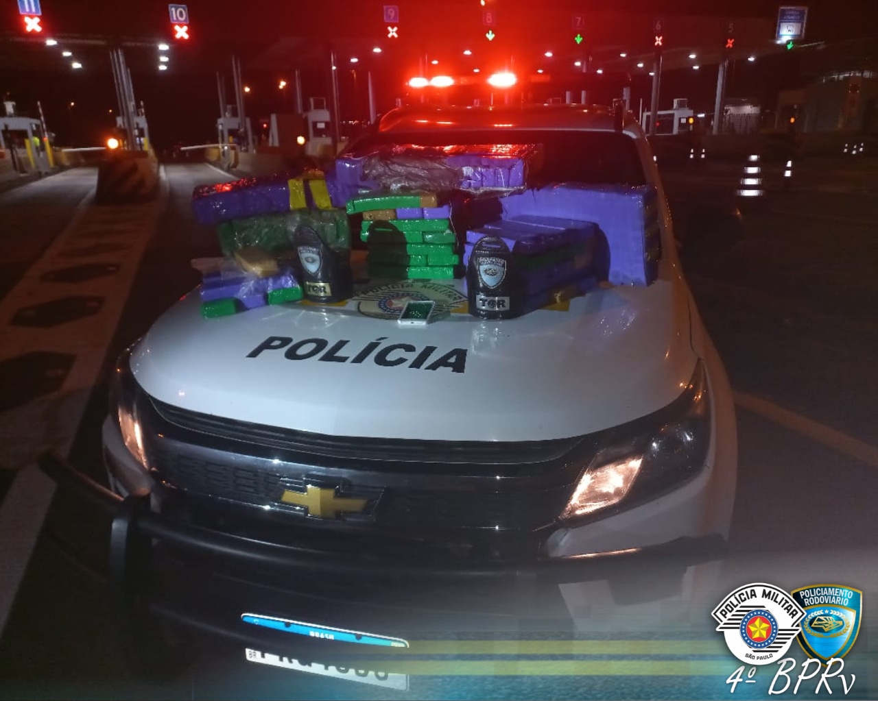 Polícia Rodoviária apreende 83kg de maconha na Dom Pedro