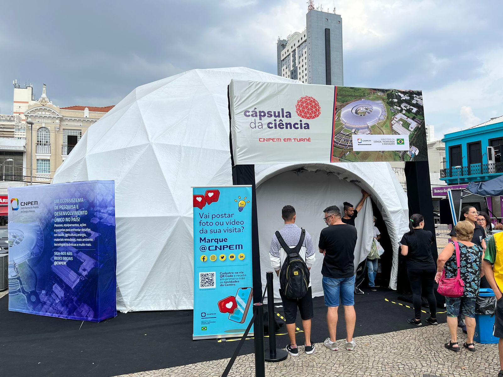 Campinas recebe cápsula imersiva na 10ª Semana Municipal de Ciência