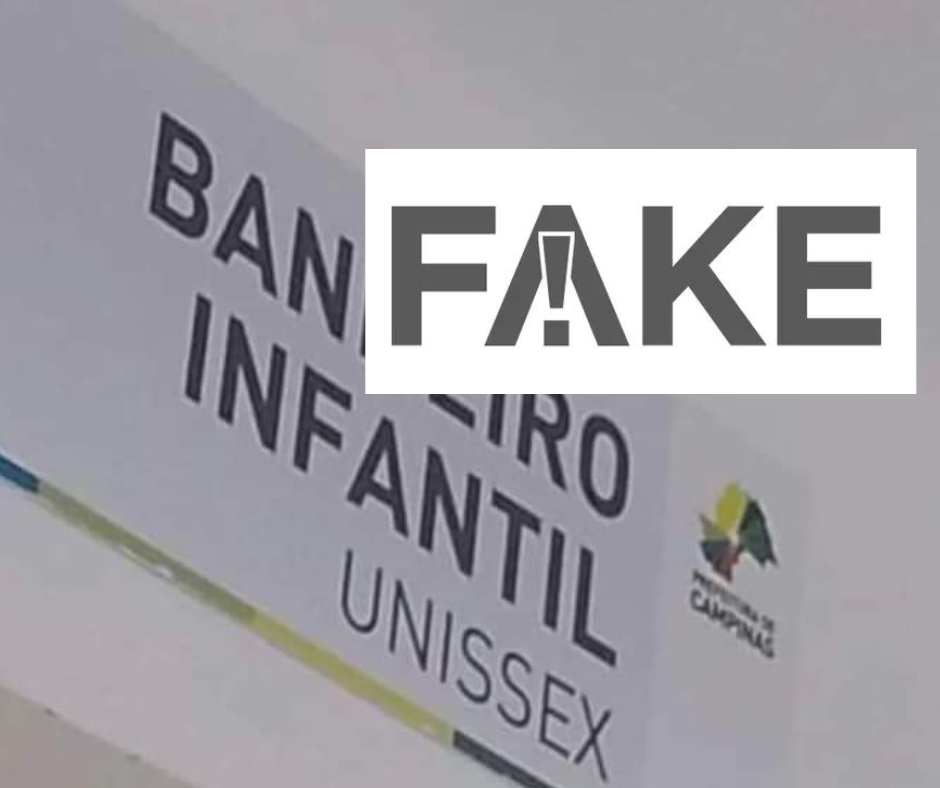 “Banheiro infantil unissex” em unidade de saúde de Campinas é falso