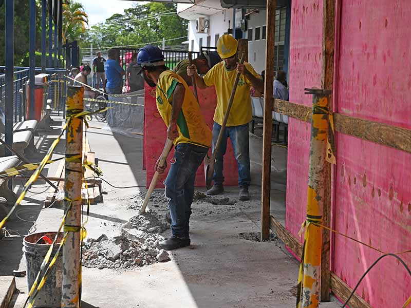 Acesso ao Pronto-Socorro do Mário Gatti atrásra é pela Av. das Amoreiras
