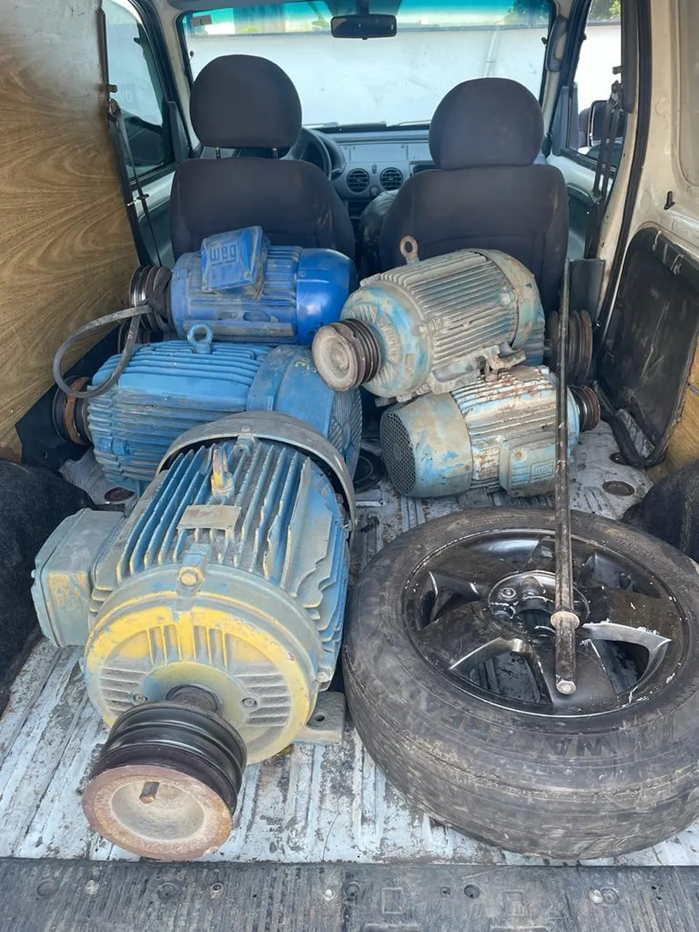 Guarda de Americana prende homens que furtaram motores elétricos de empresa