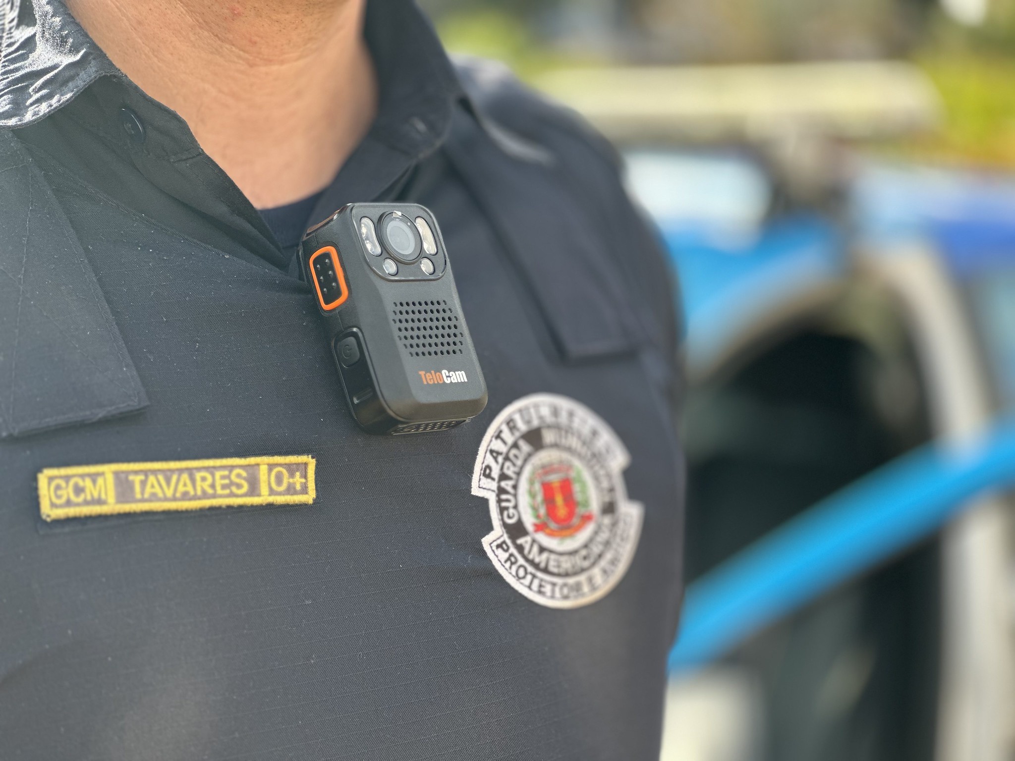 Americana instala câmeras corporais nos uniformes da GAMA