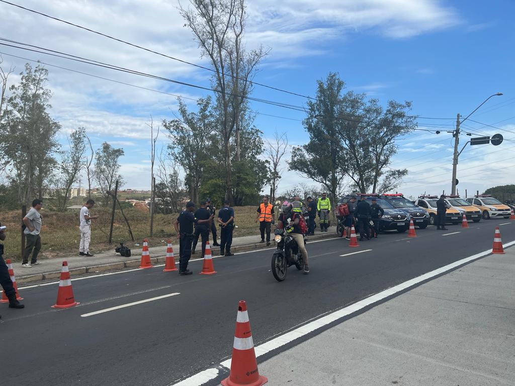 Campinas realiza ação de conscientização aos motociclistas