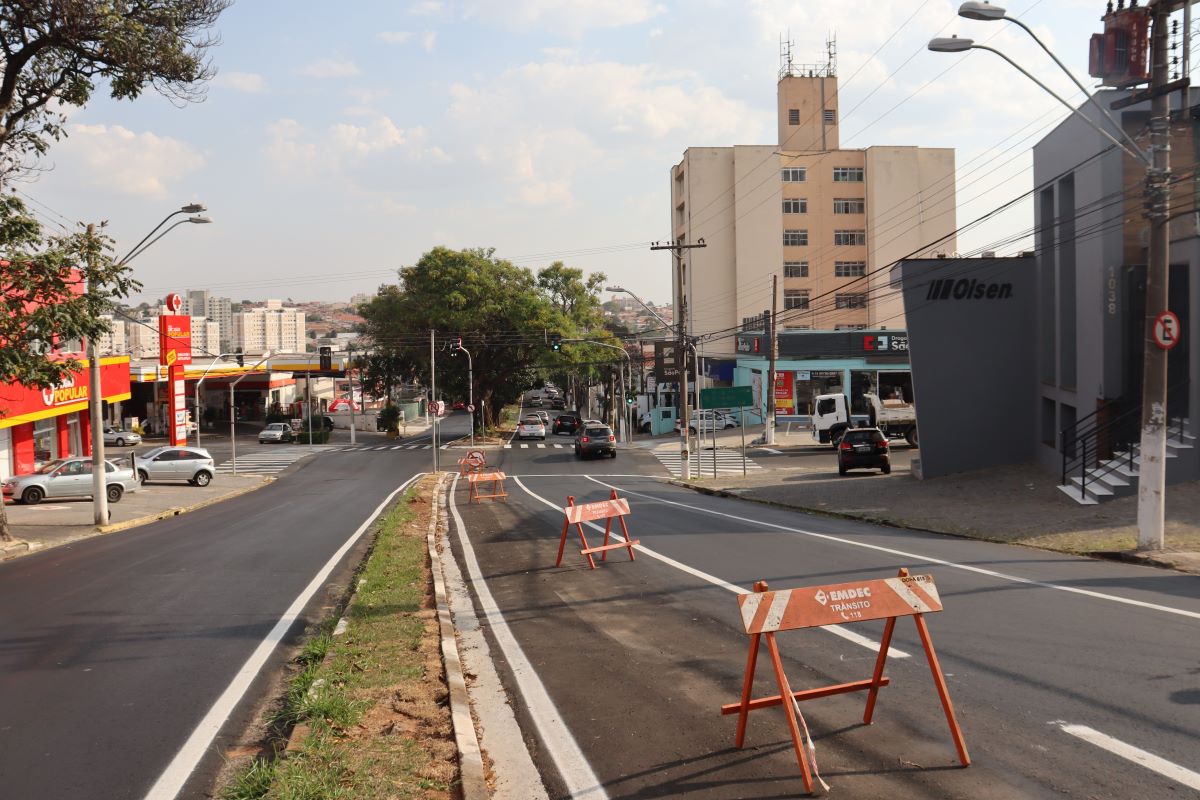 Cruzamento da Washington Luiz com Ângelo Simões tem nova configuração