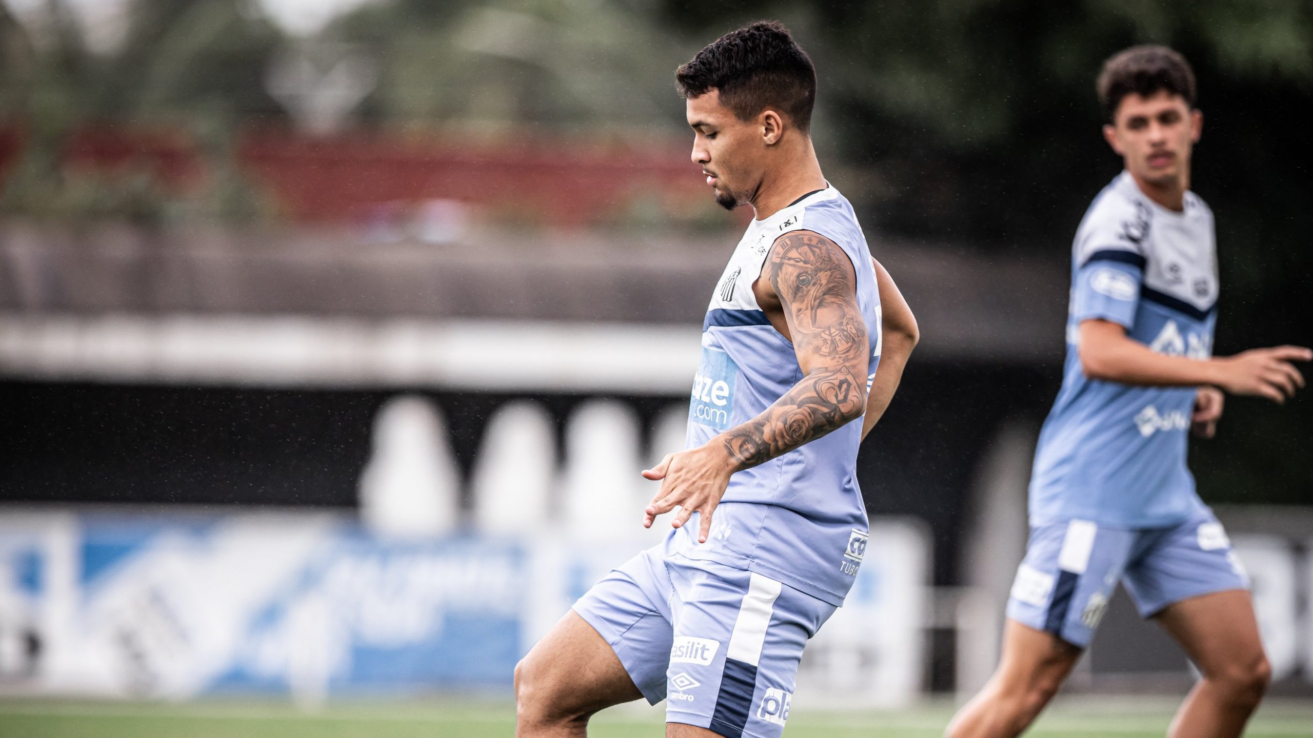 Atacante Marcos Leonardo é a novidade do Santos para enfrentar o Cruzeiro