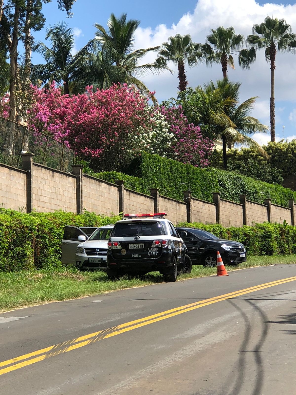 Homem é baleado após perseguição em Campinas