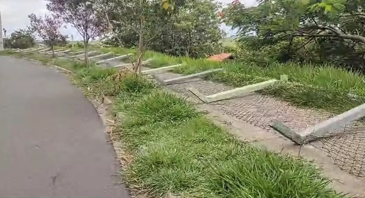 Prefeitura diz que vândalos derrubaram alambrado do Parque Dom Bosco