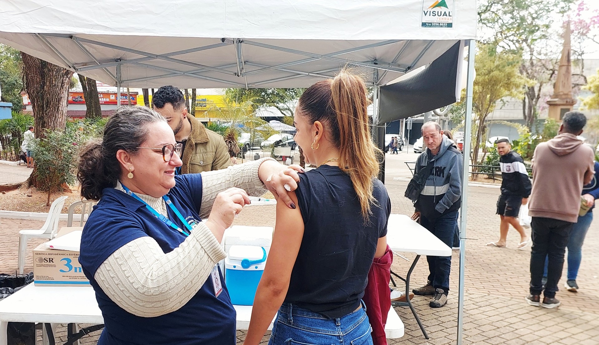 Plantão de vacinação estará na festa “Vem Pro Largo”, em Limeira