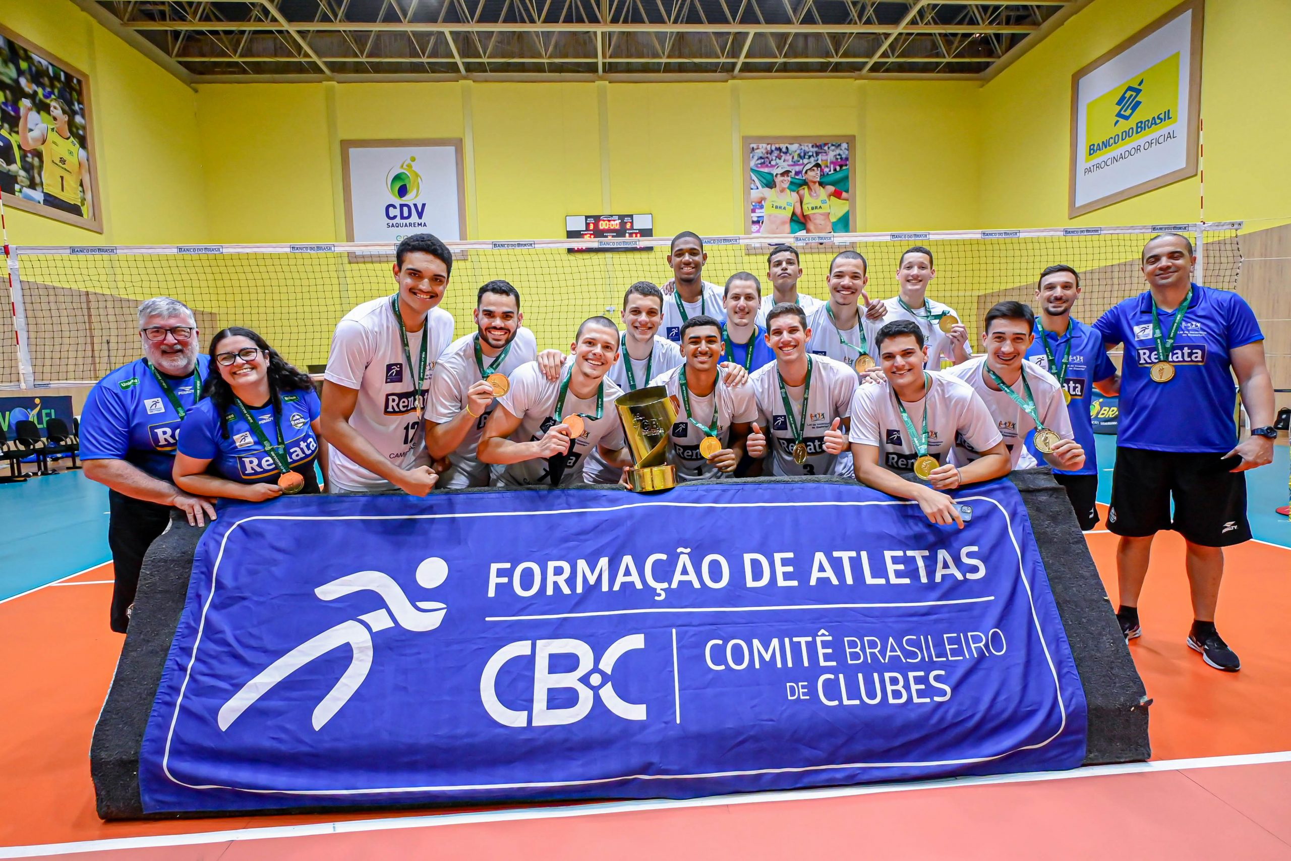 Vôlei Renata vence o Praia Clube e conquista o título brasileiro sub-21