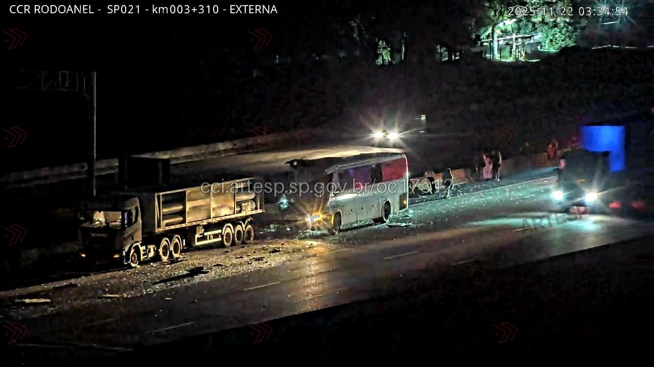 Ônibus que saiu de Piracicaba se envolve em acidente grave na Bandeirantes