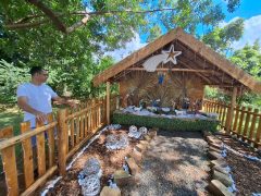 Presépio fica no Parque Via Norte, em Campinas