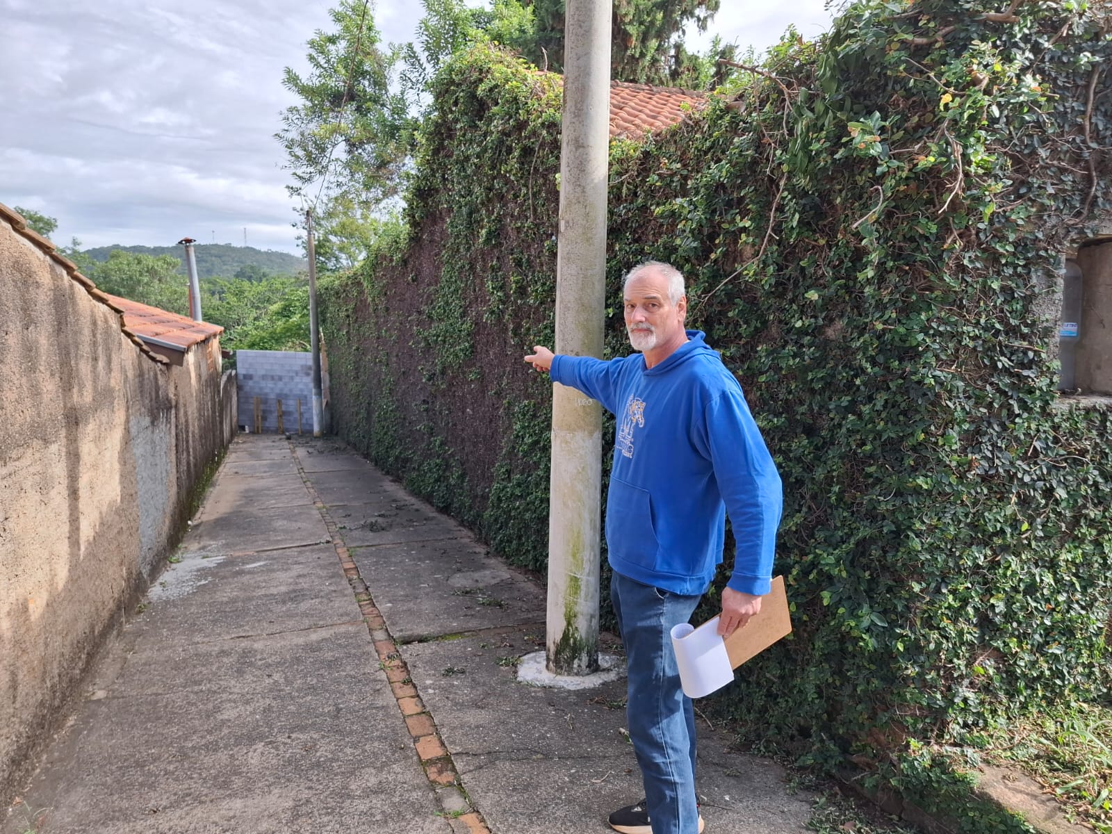 Muro viela Joaquim Egídio